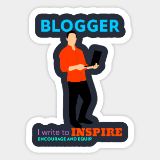 Blogger | Content Writer Sticker